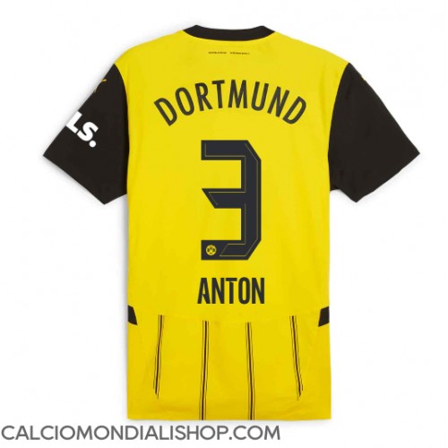 Maglie da calcio Borussia Dortmund Waldemar Anton #3 Prima Maglia 2024-25 Manica Corta